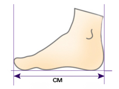размер ноги как измерять